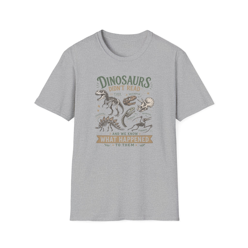 Dino Book  T-Shirt
