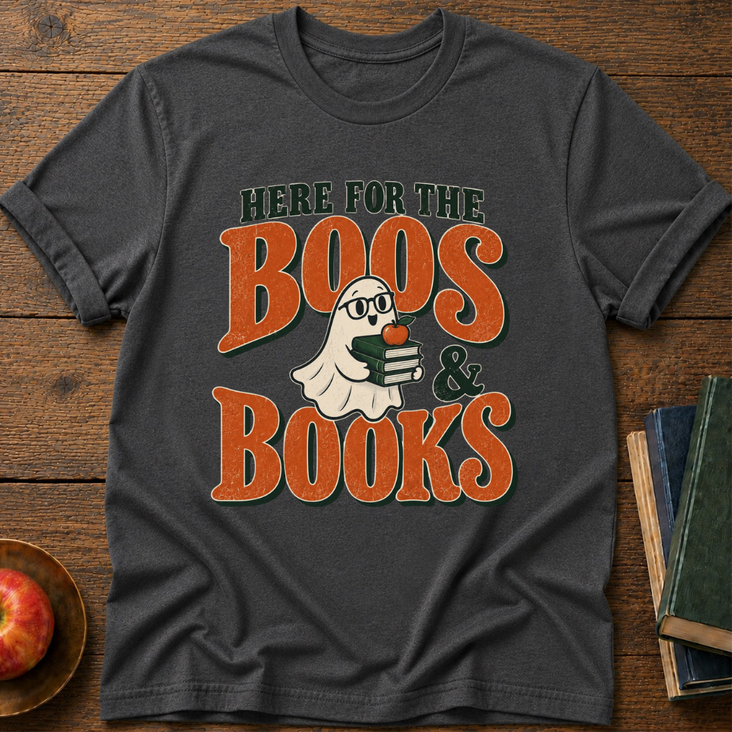 Boos & Books T-shirt