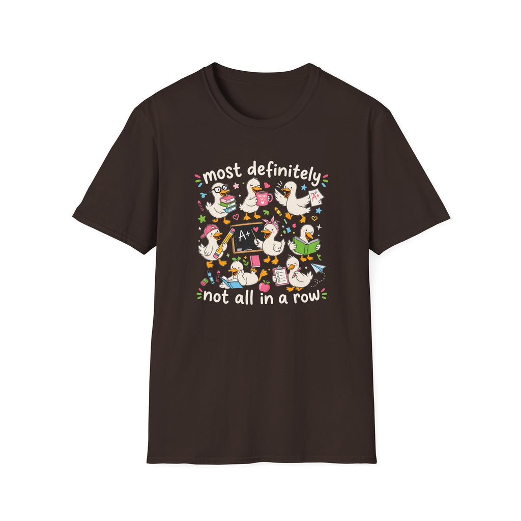 Duck in A Row  T-Shirt