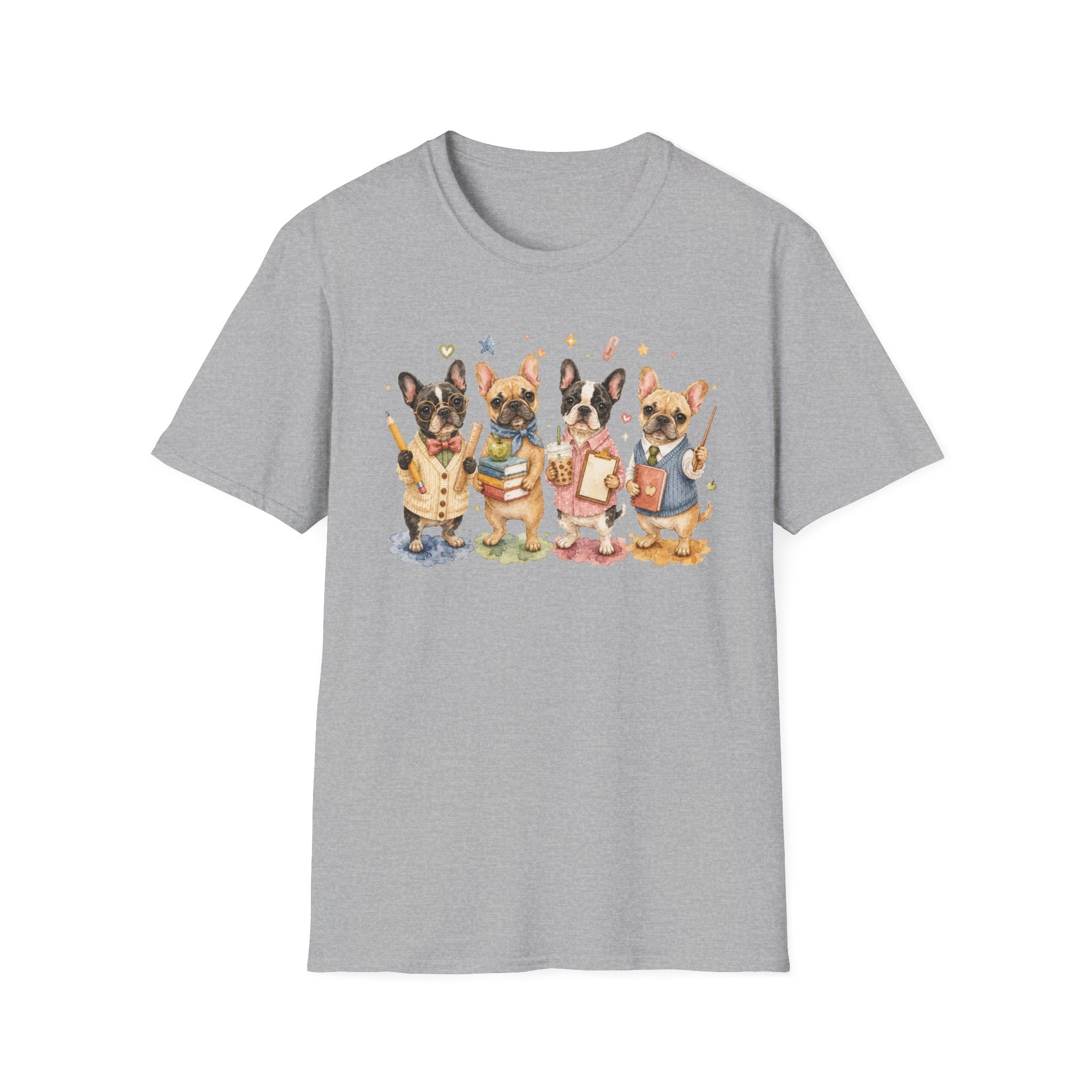 Frenchie Teacher  T-Shirt