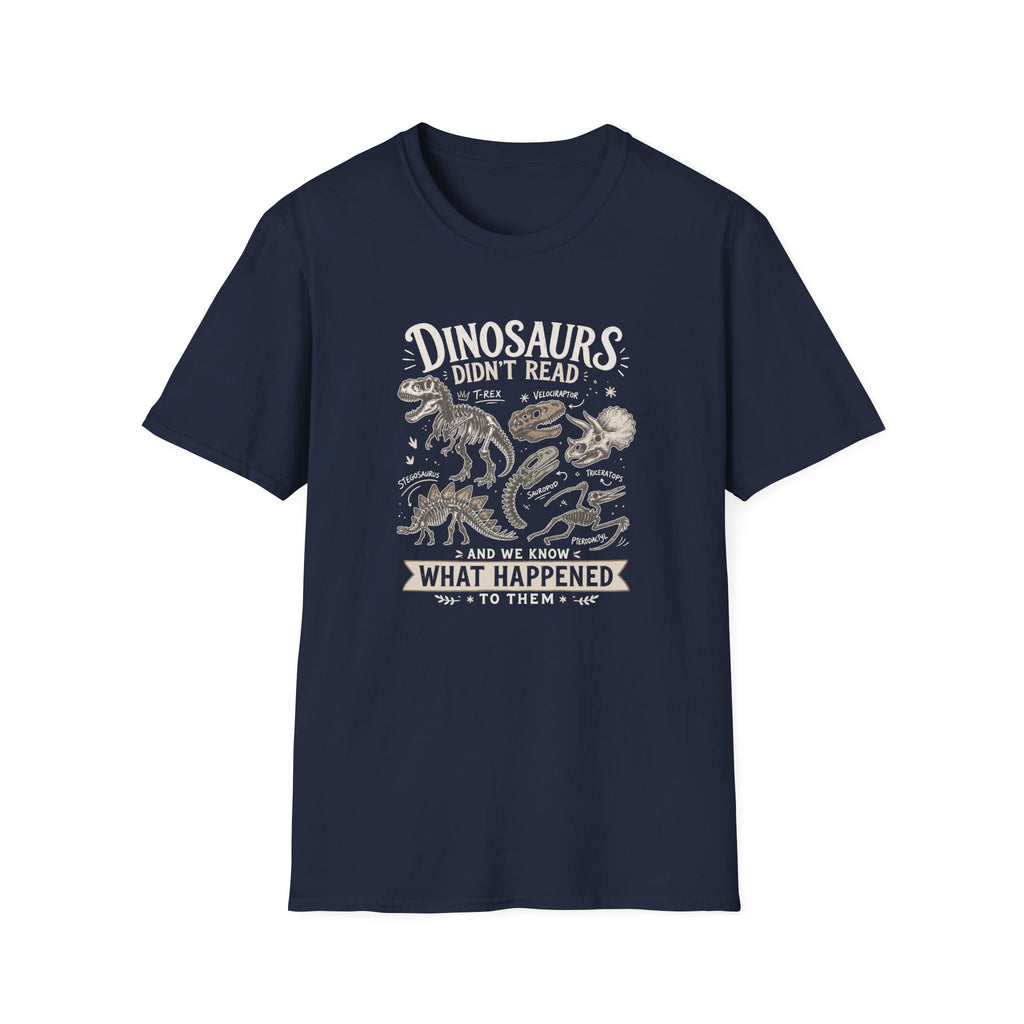 Dino Book  T-Shirt