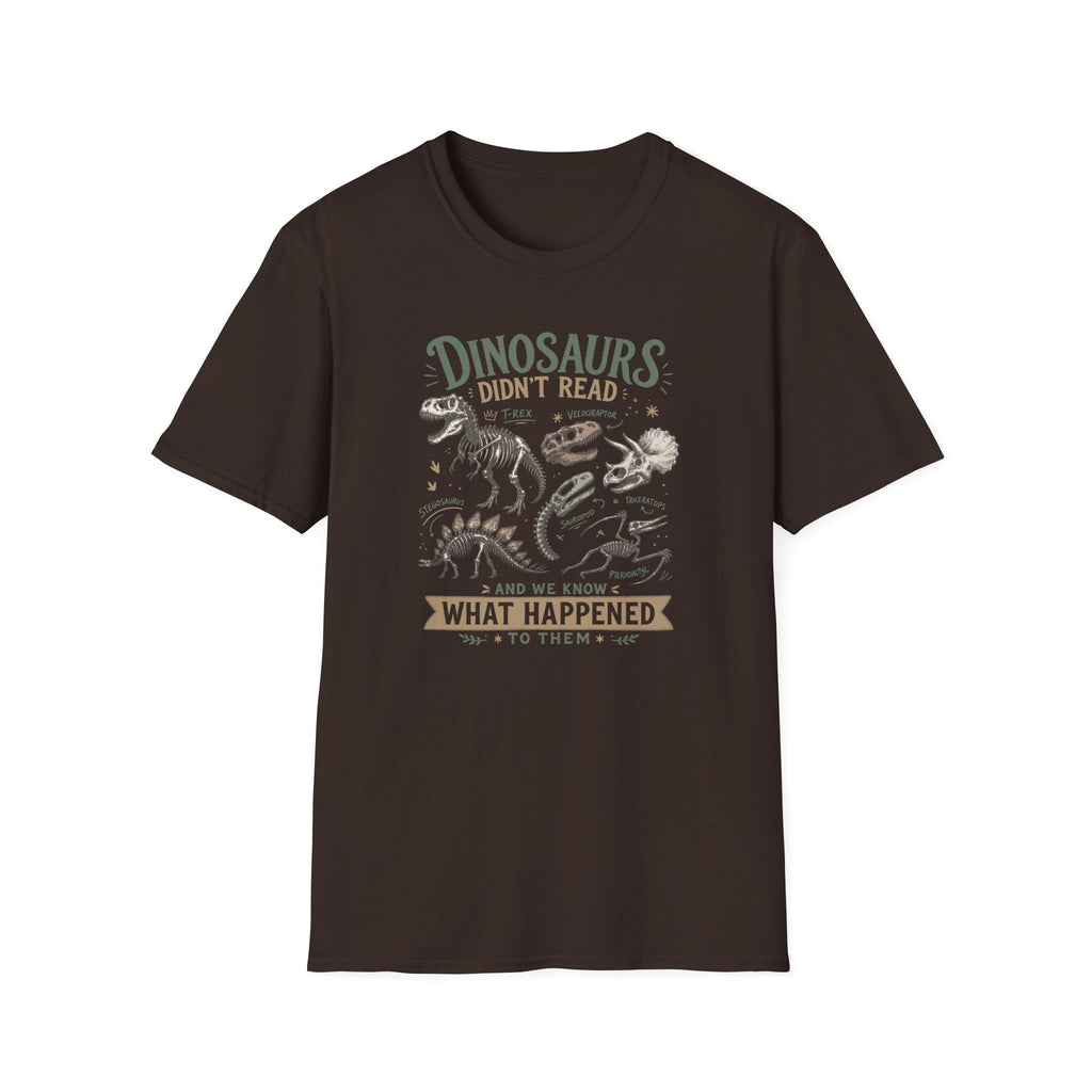 Dino Book  T-Shirt
