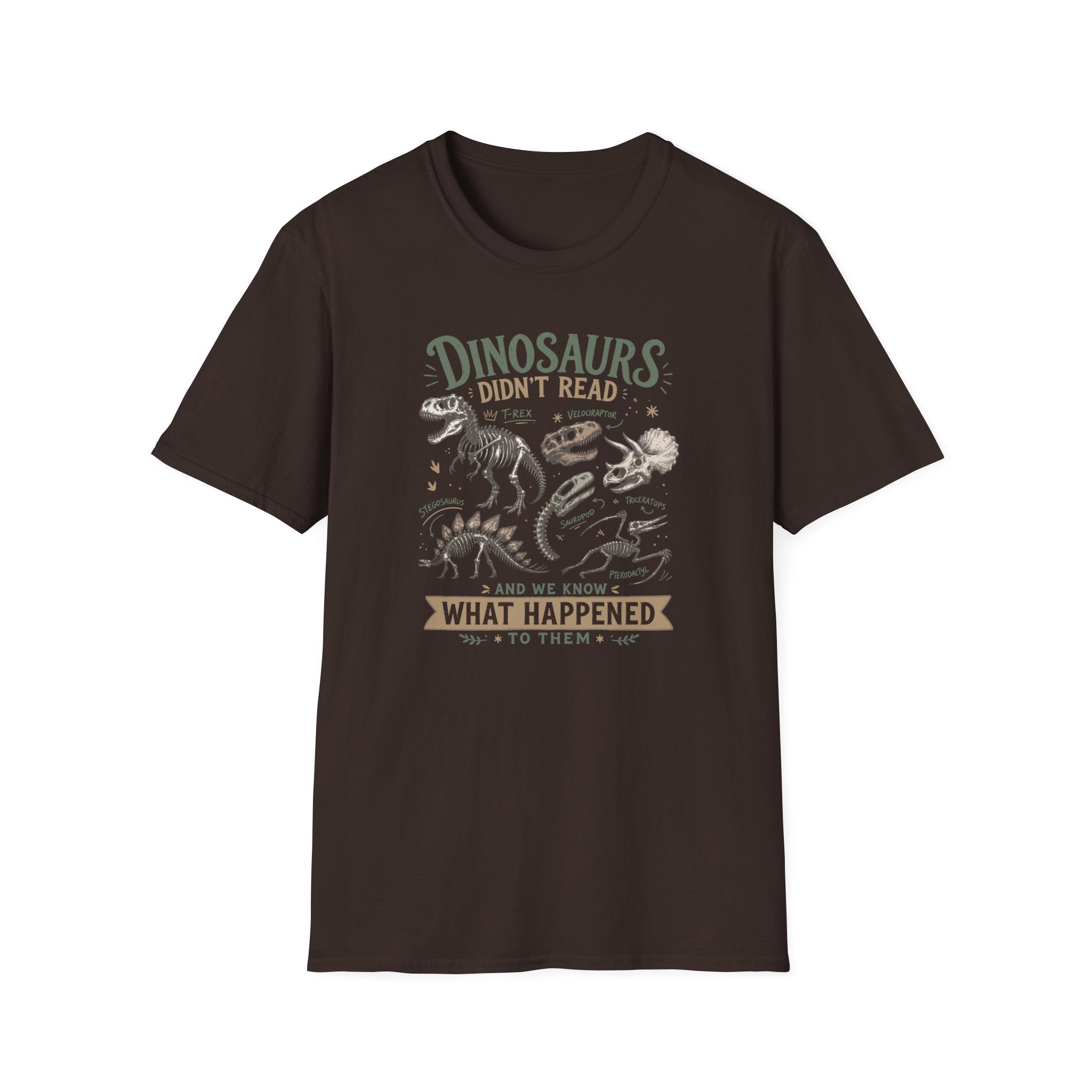 Dino Book  T-Shirt
