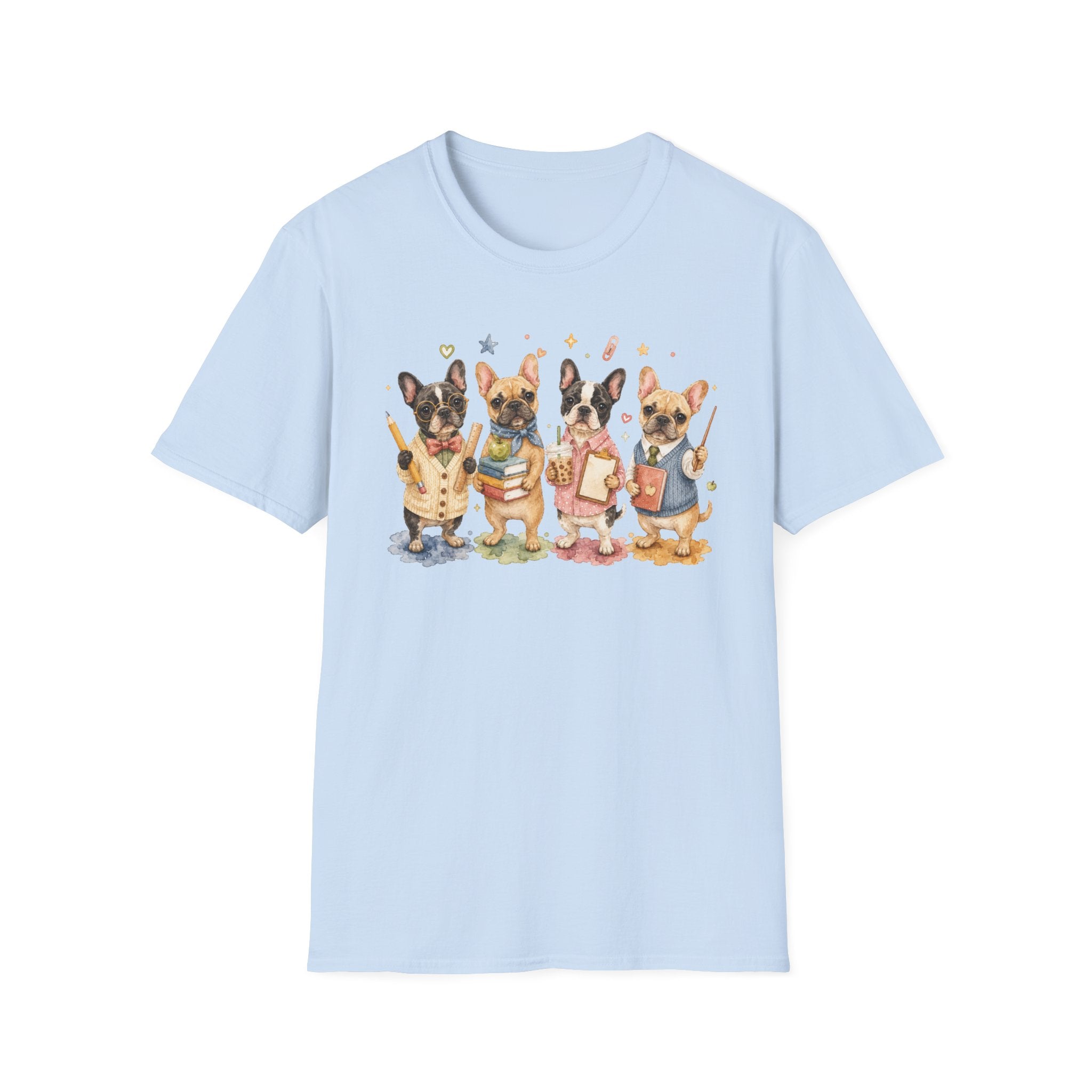 Frenchie Teacher  T-Shirt