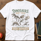 Dino Book  T-Shirt