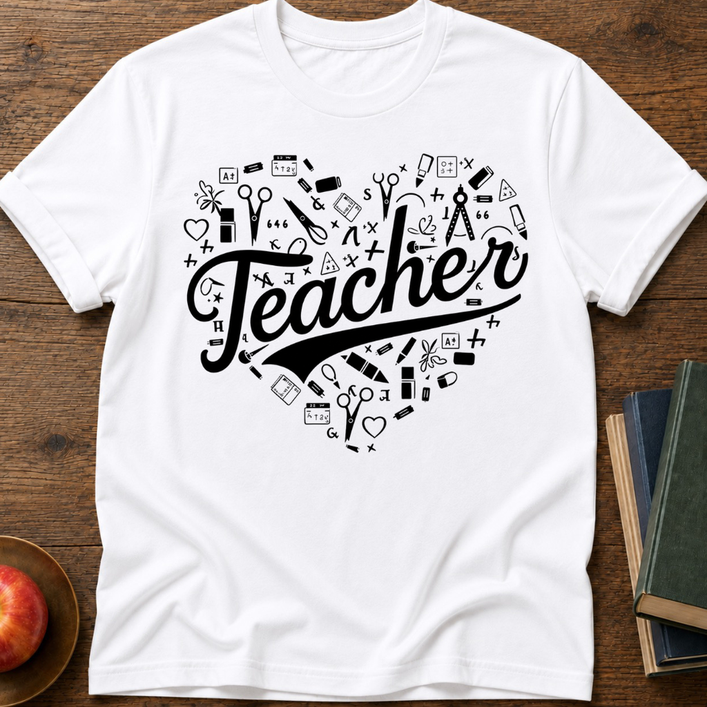 Teacher Heart T-Shirt
