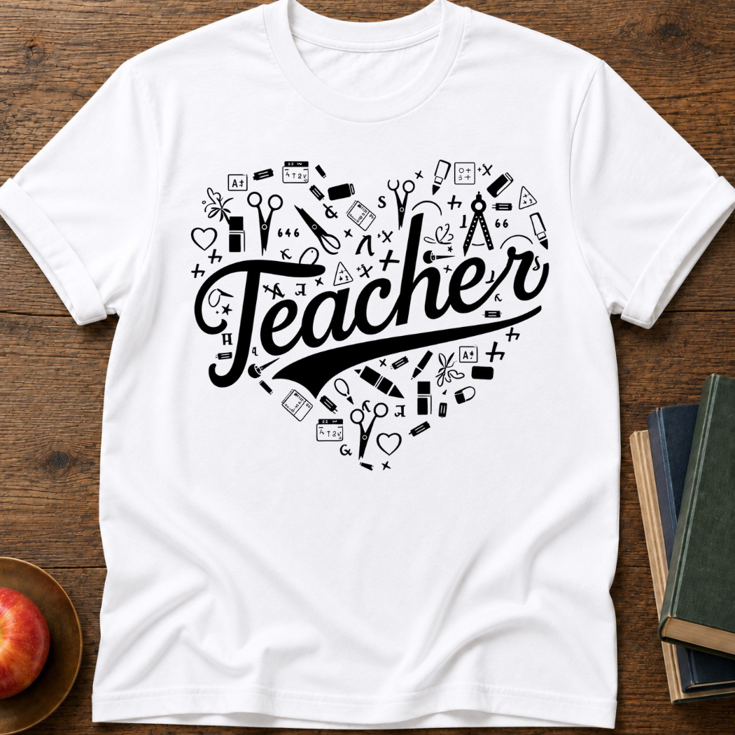Teacher Heart T-Shirt
