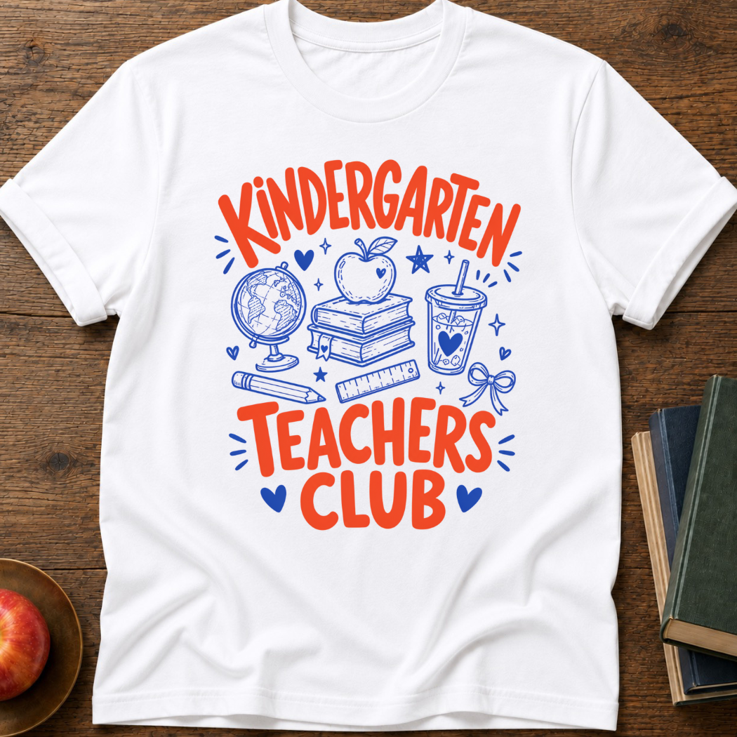 Kinder Teacher Club T-shirt