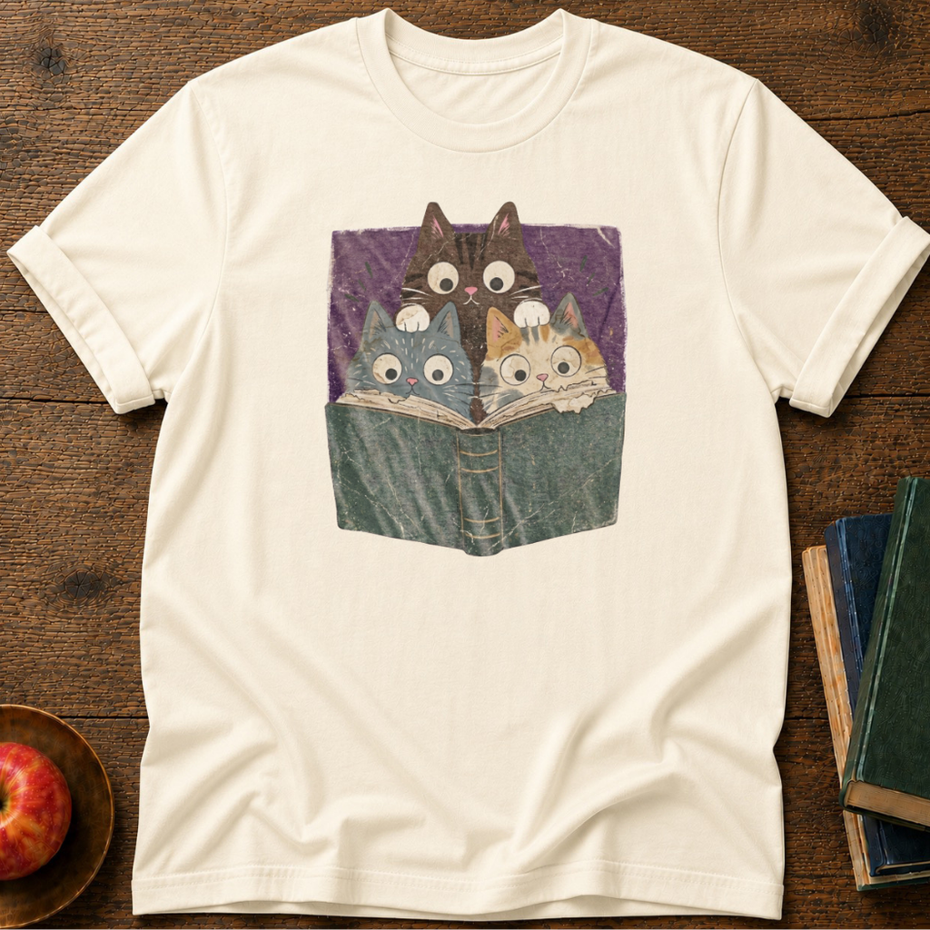 Cats Reading T-shirt