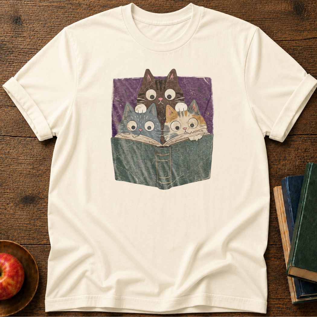 Cats Reading T-shirt