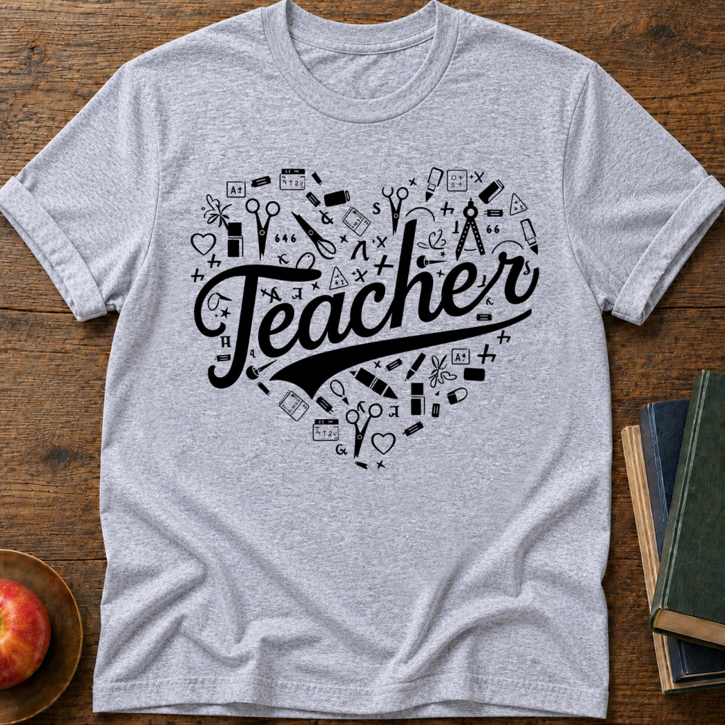Teacher Heart T-Shirt