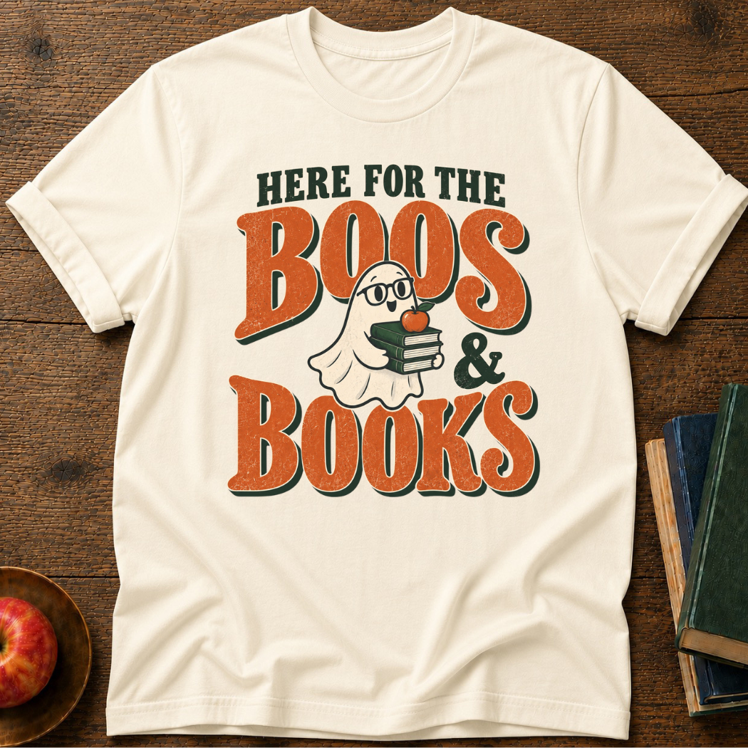 Boos & Books T-shirt
