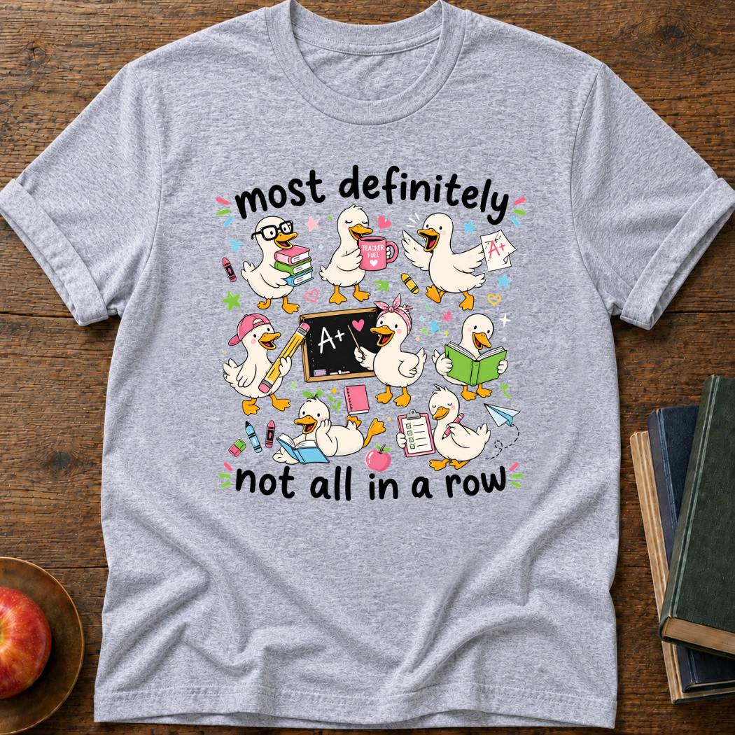 Duck in A Row  T-Shirt