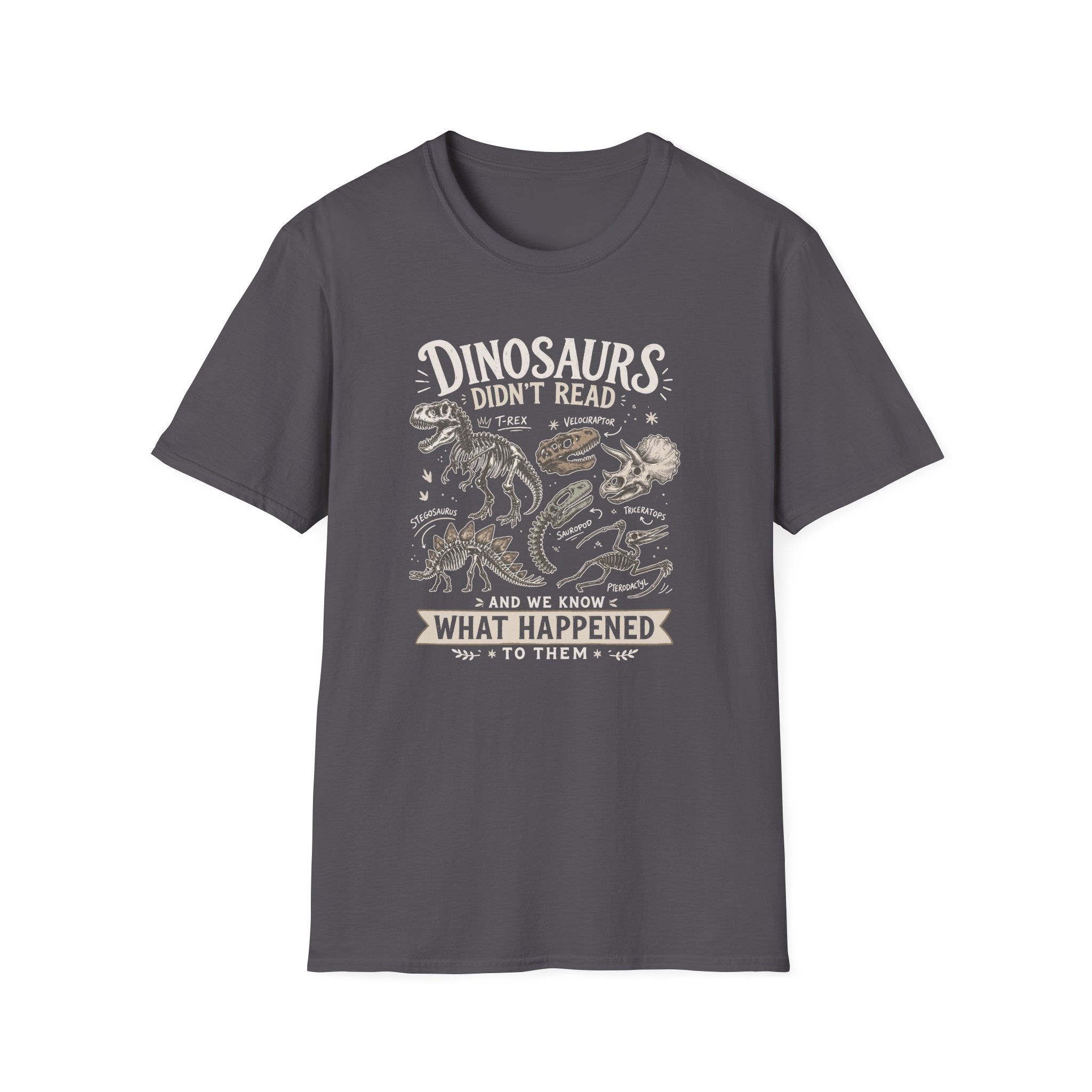 Dino Book  T-Shirt