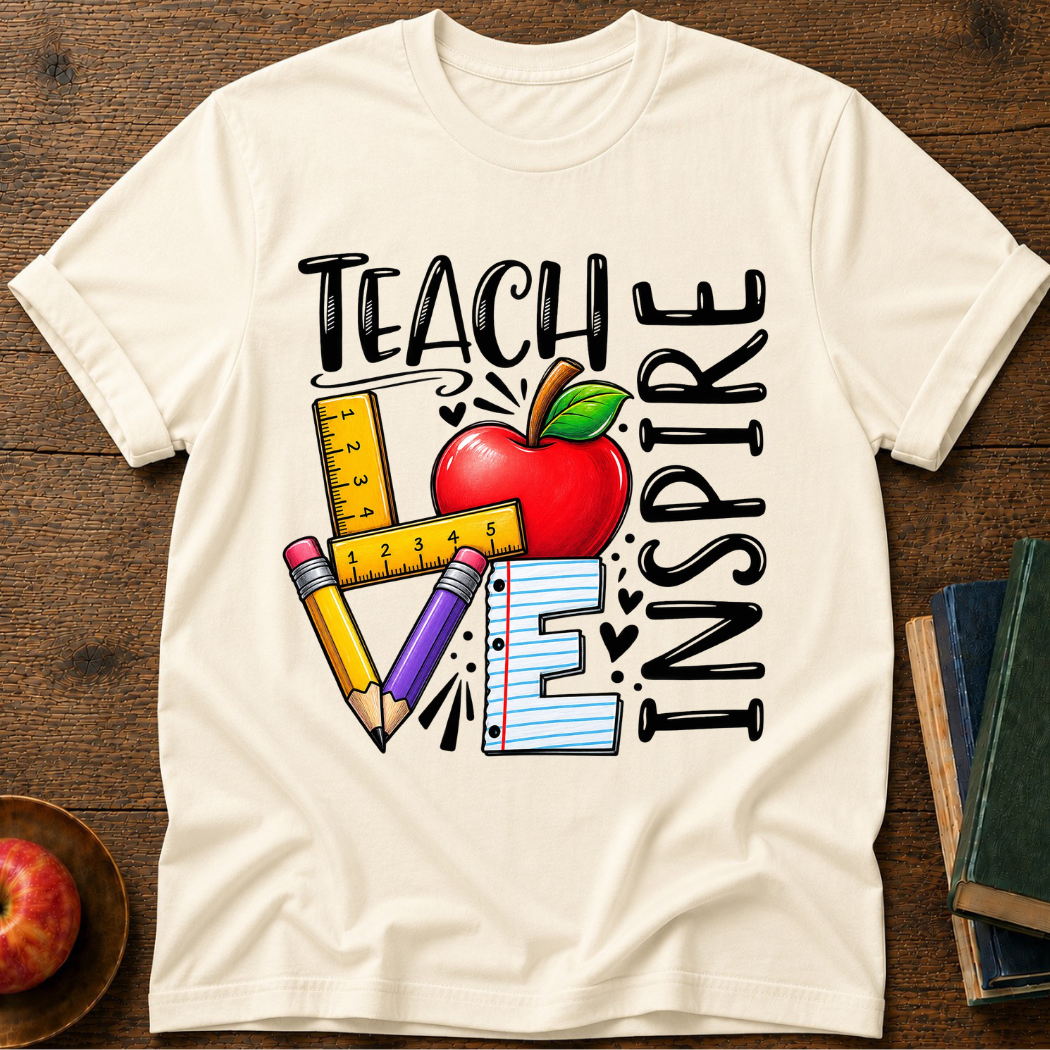 Teach Inspire  T-shirt