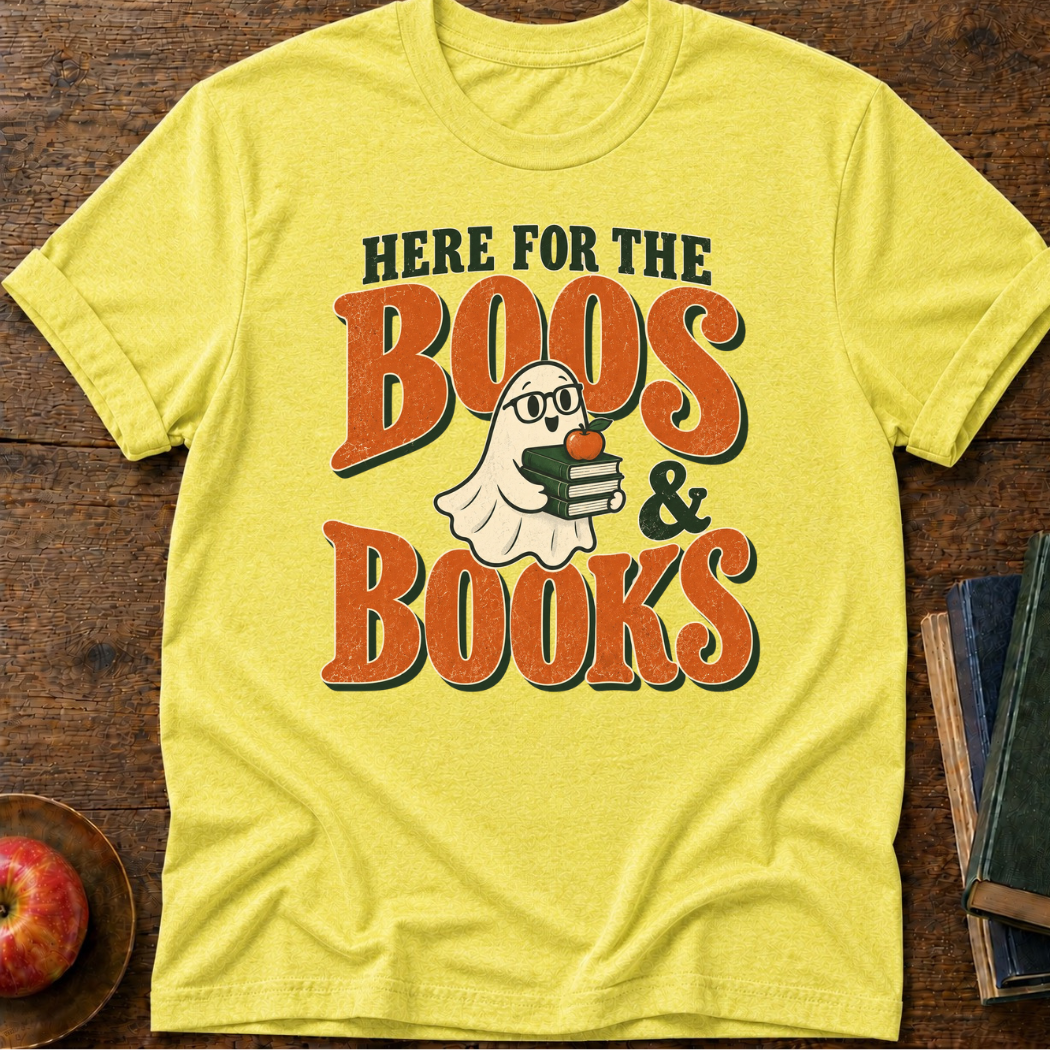 Boos & Books T-shirt
