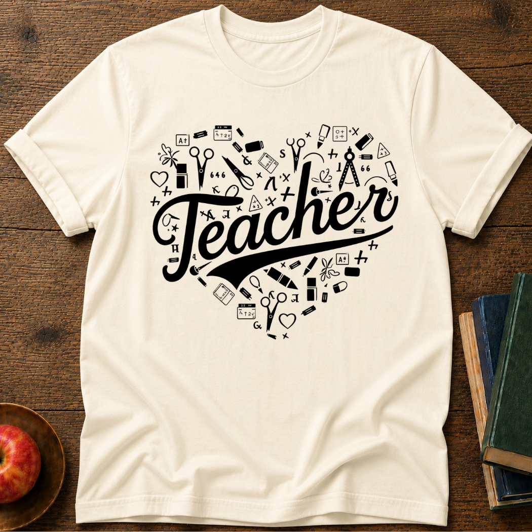 Teacher Heart T-Shirt