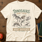 Dino Book  T-Shirt