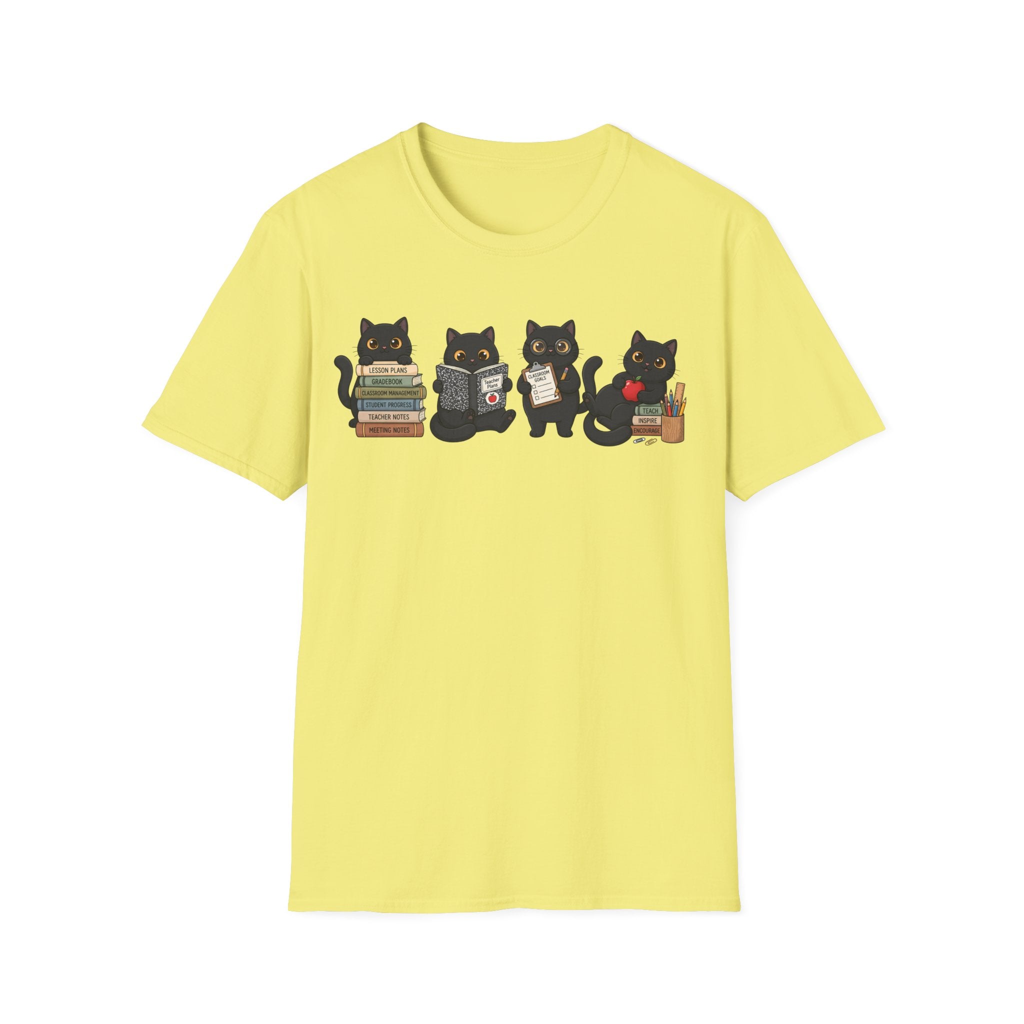 Cute Cat Teacher T-shirt
