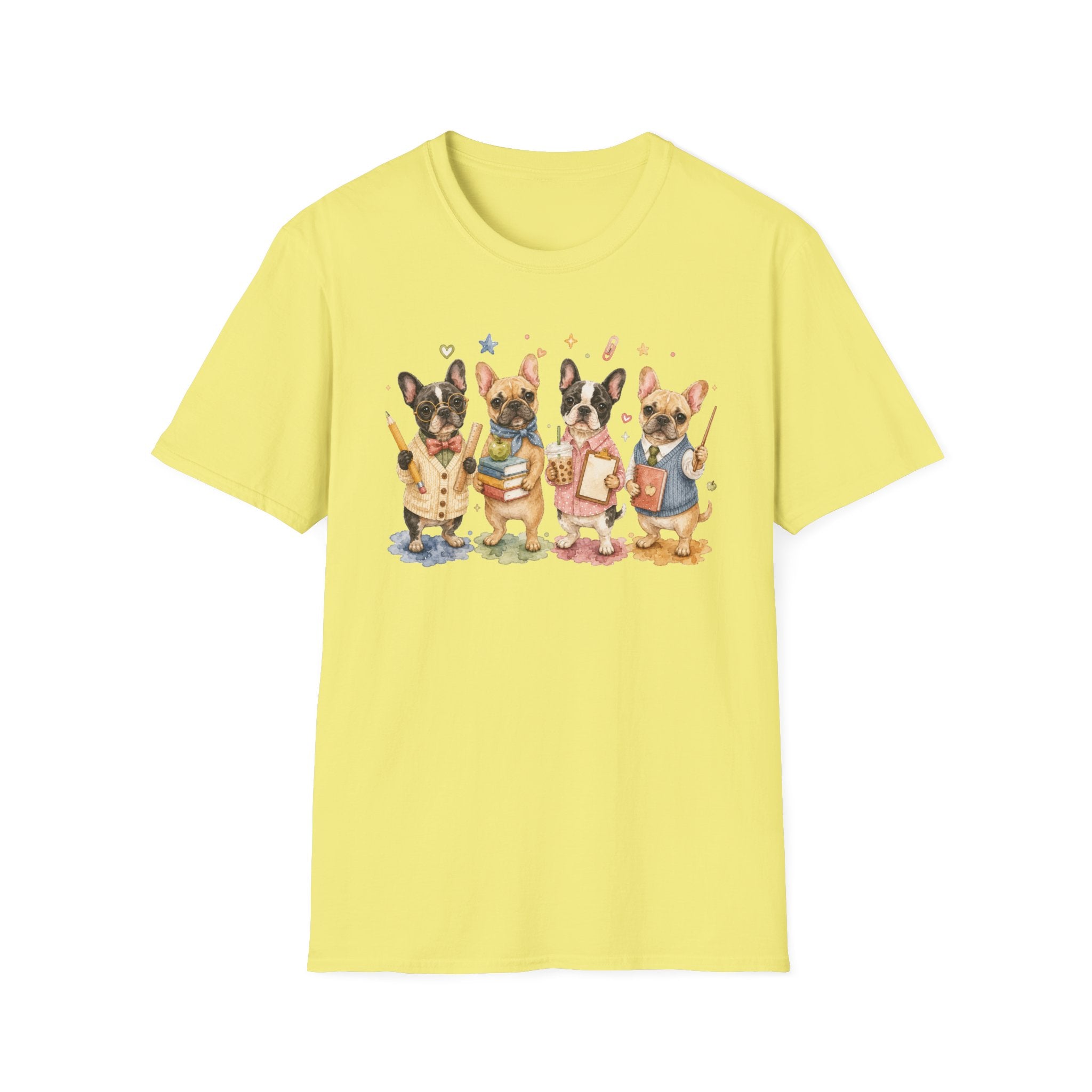 Frenchie Teacher  T-Shirt