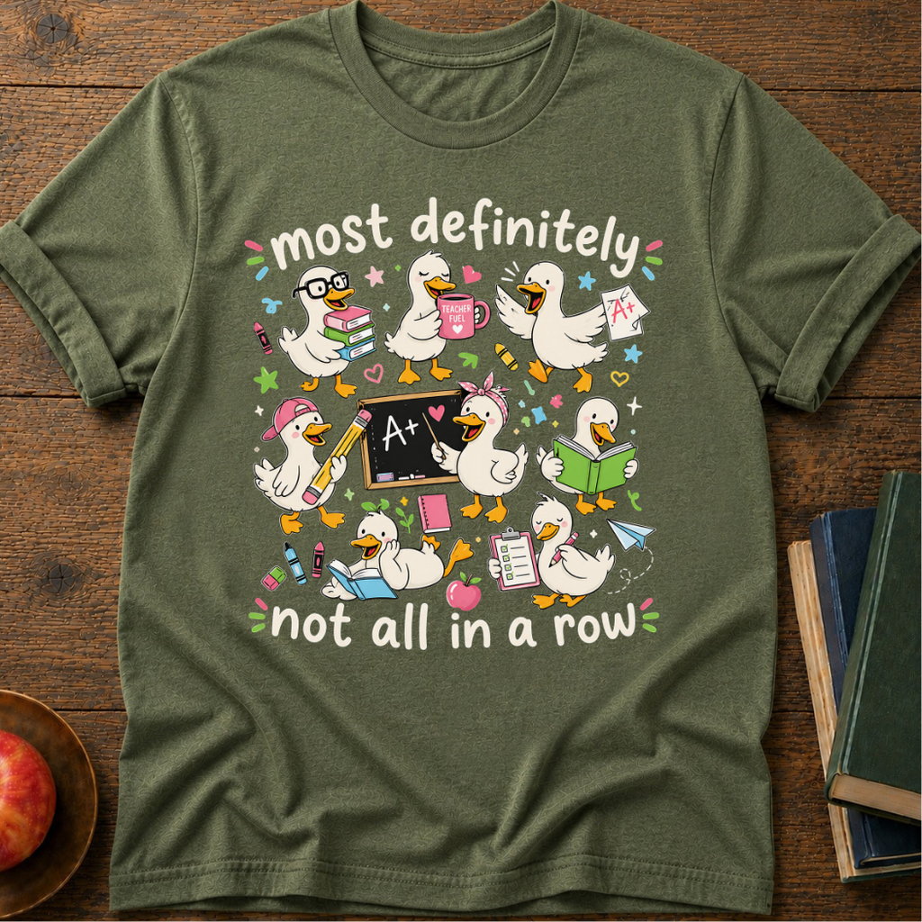 Duck in A Row  T-Shirt