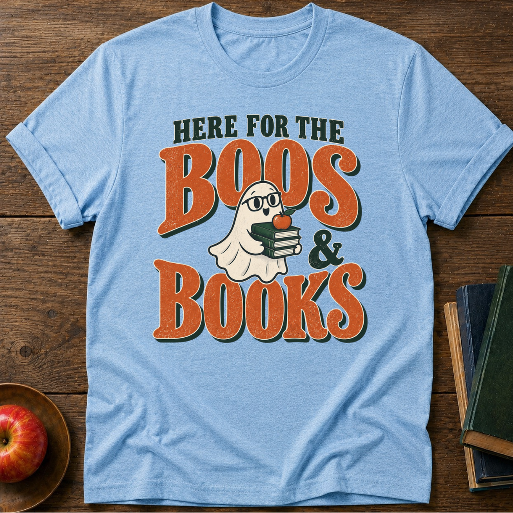 Boos & Books T-shirt