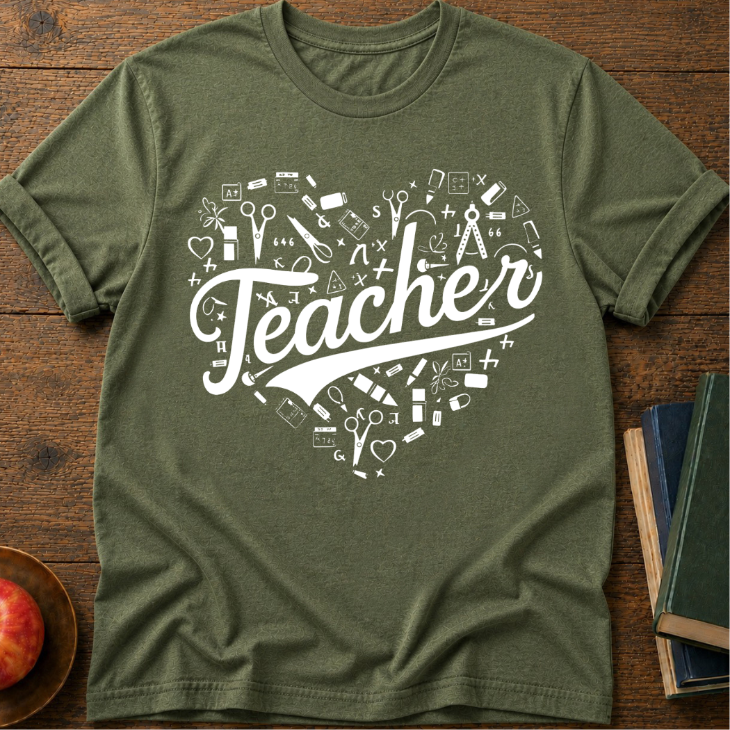 Teacher Heart T-Shirt