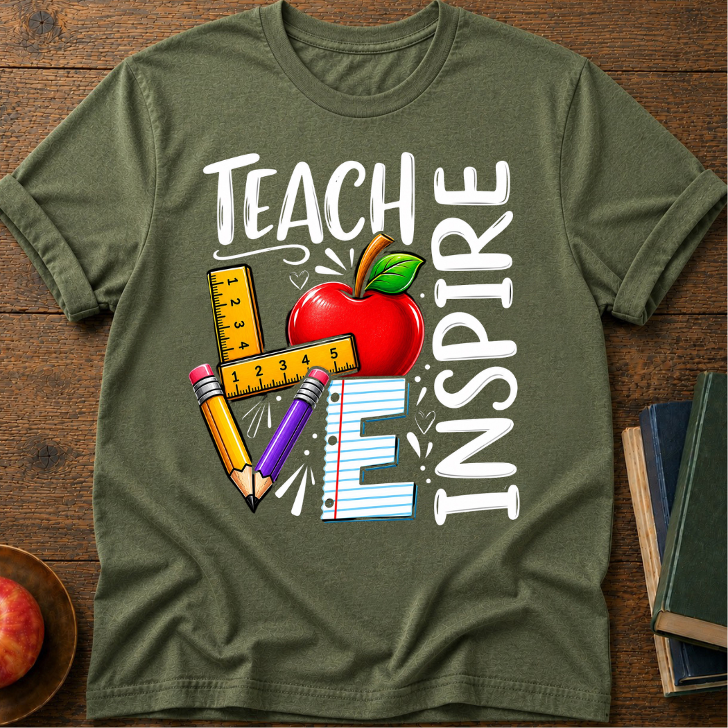 Teach Inspire  T-shirt