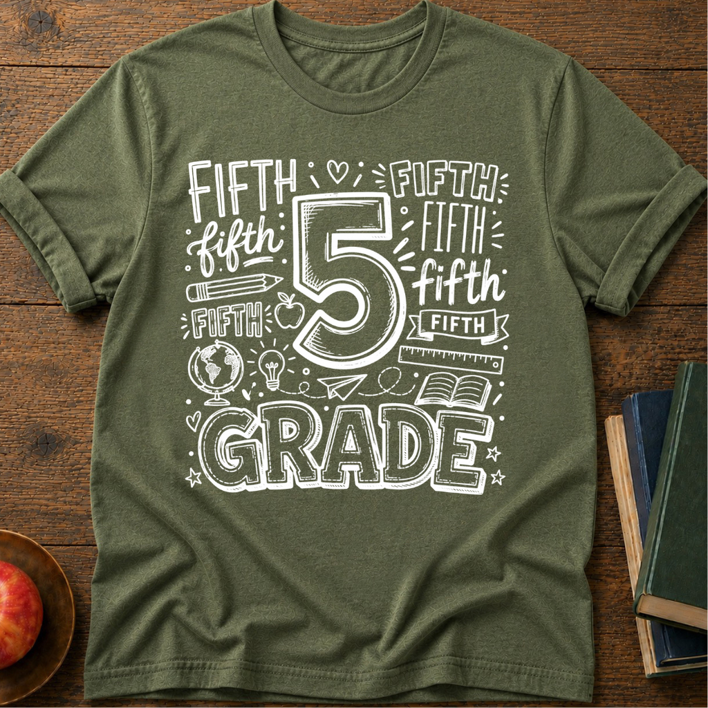 5th Grade Doodle T-Shirt