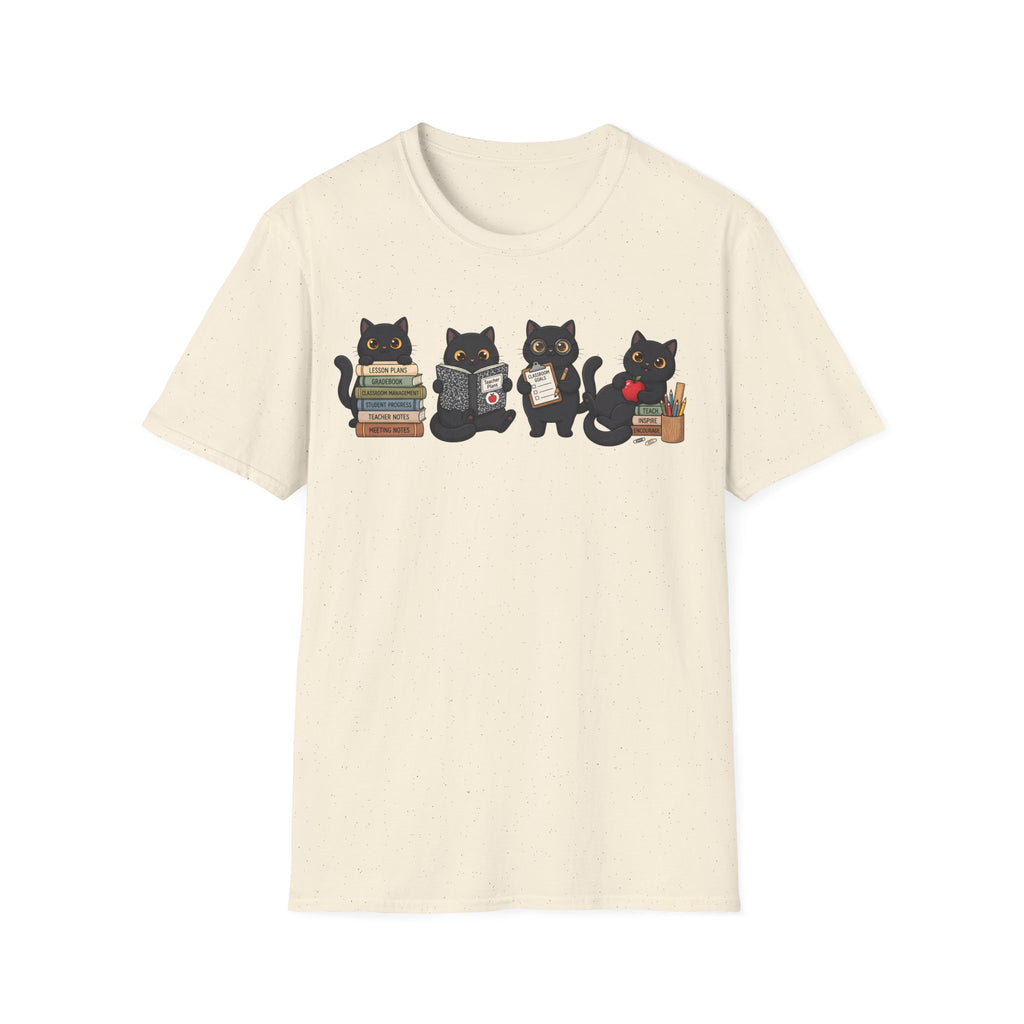 Cute Cat Teacher T-shirt