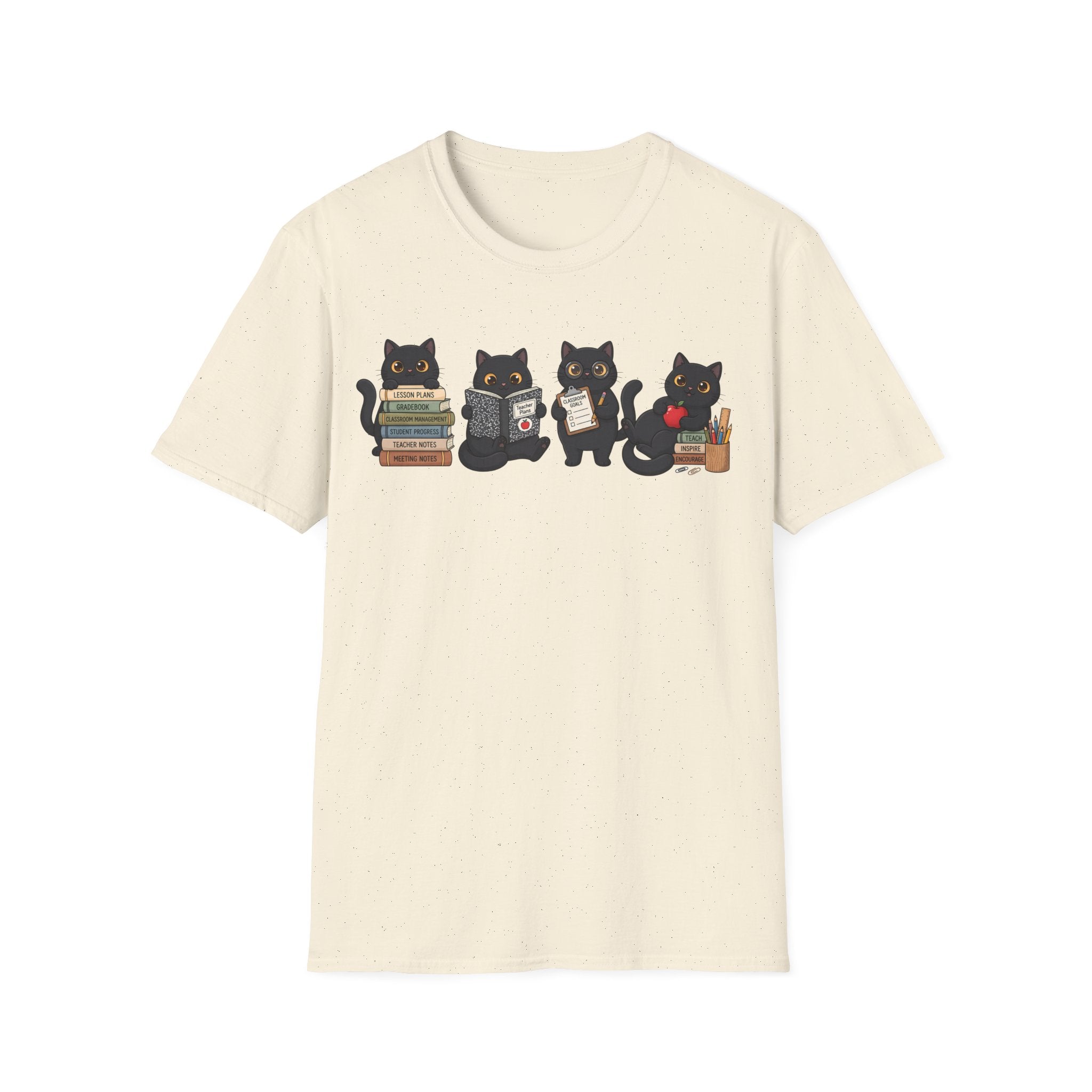 Cute Cat Teacher T-shirt