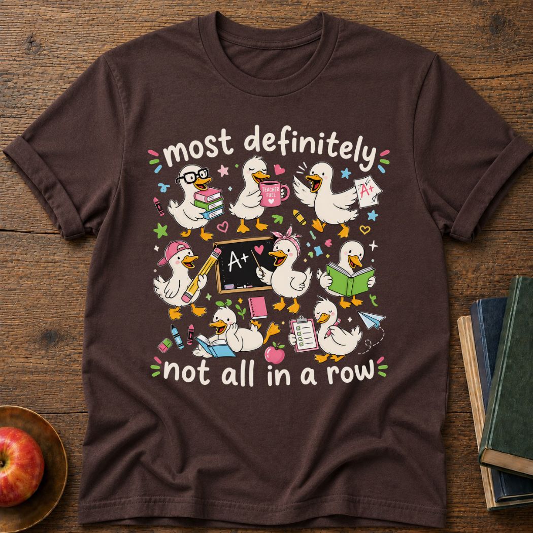 Duck in A Row  T-Shirt