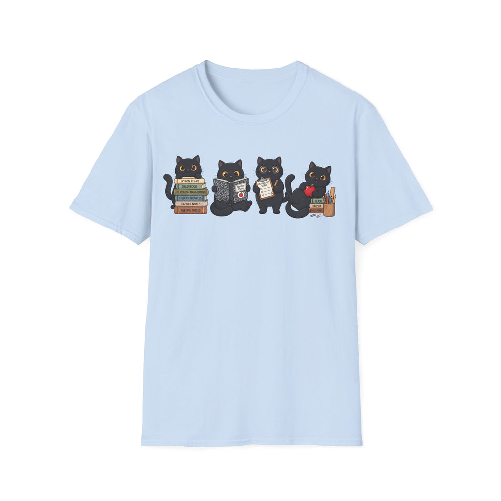 Cute Cat Teacher T-shirt