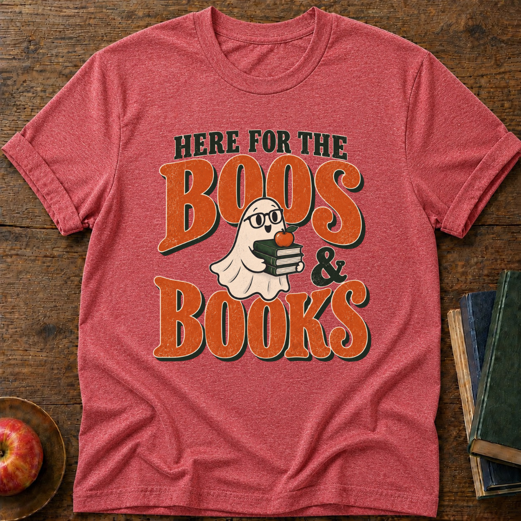 Boos & Books T-shirt