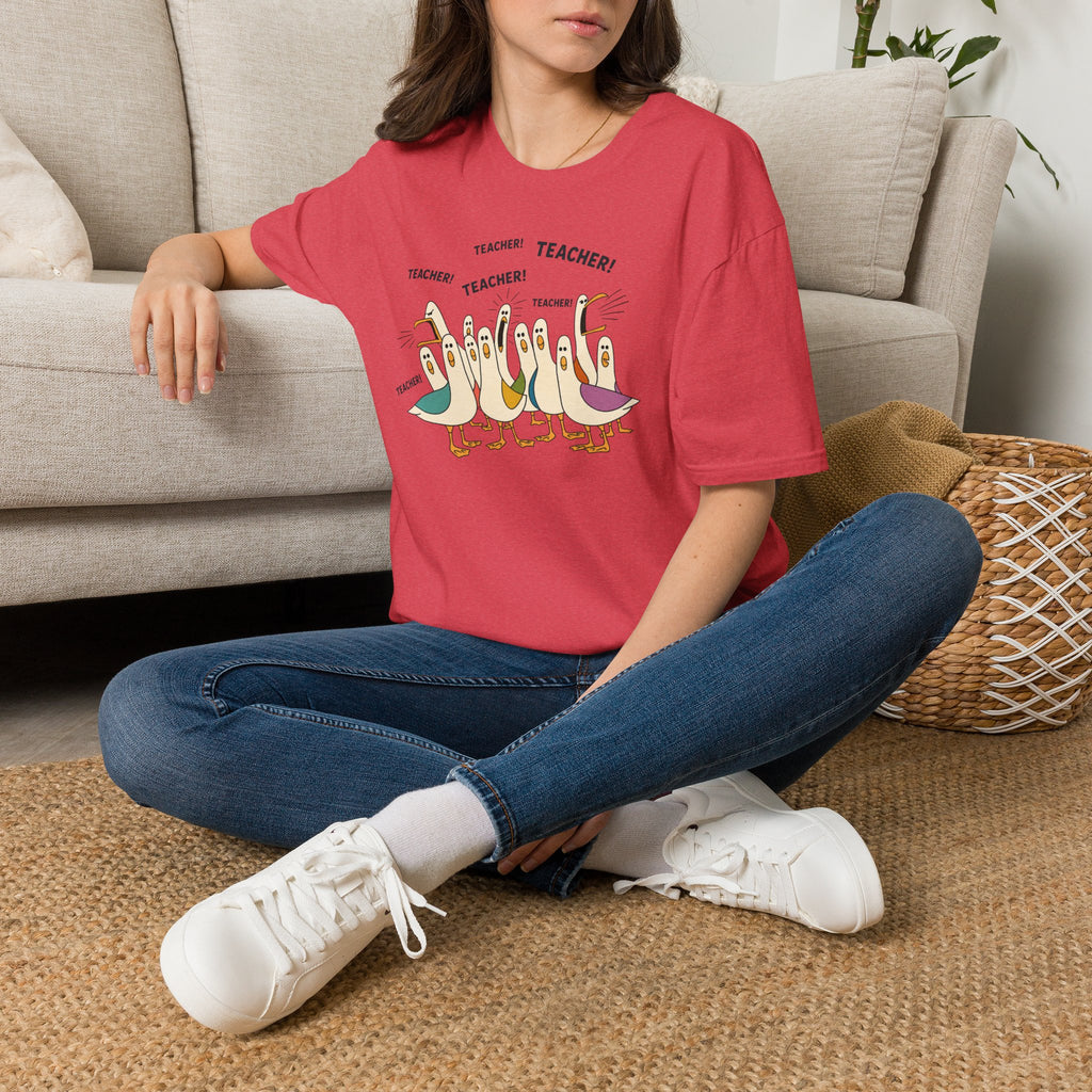 Duck Teacher T- shirt  T-Shirt
