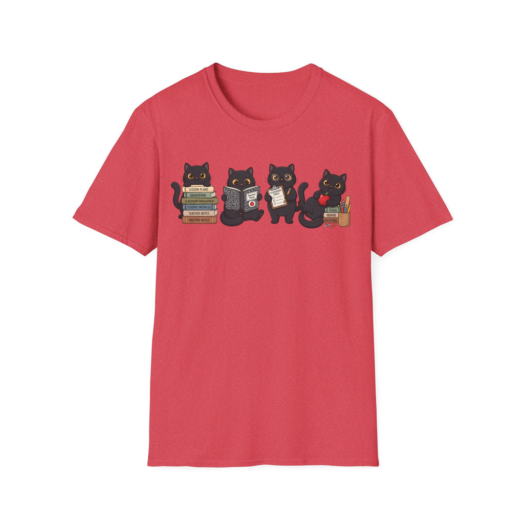 Cute Cat Teacher T-shirt