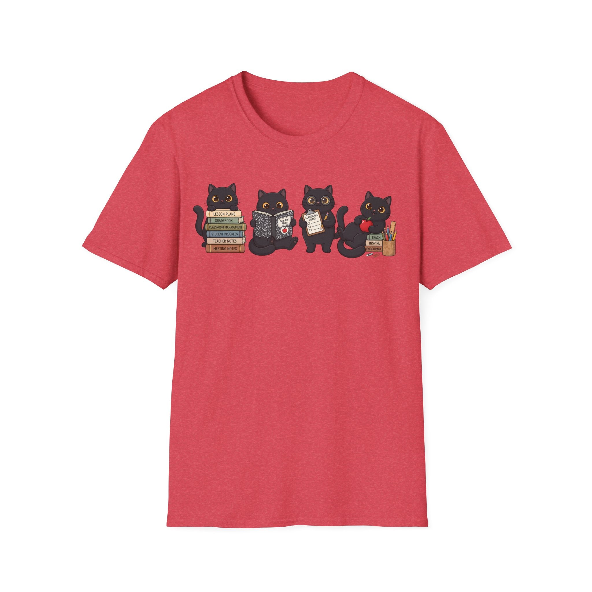 Cute Cat Teacher T-shirt