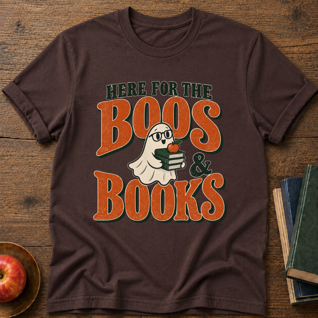 Boos & Books T-shirt